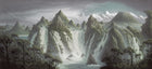 R17352 Fantasy World Dusk Scenery Mural by Rebel Walls