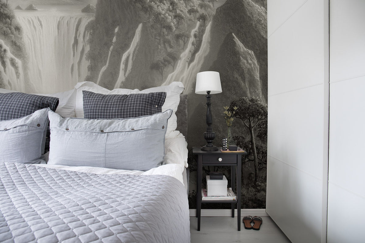 R17353 Fantasy World Vintage Scenery Mural by Rebel Walls