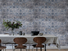 R17381 Oriental Tiles Scenery Mural by Rebel Walls