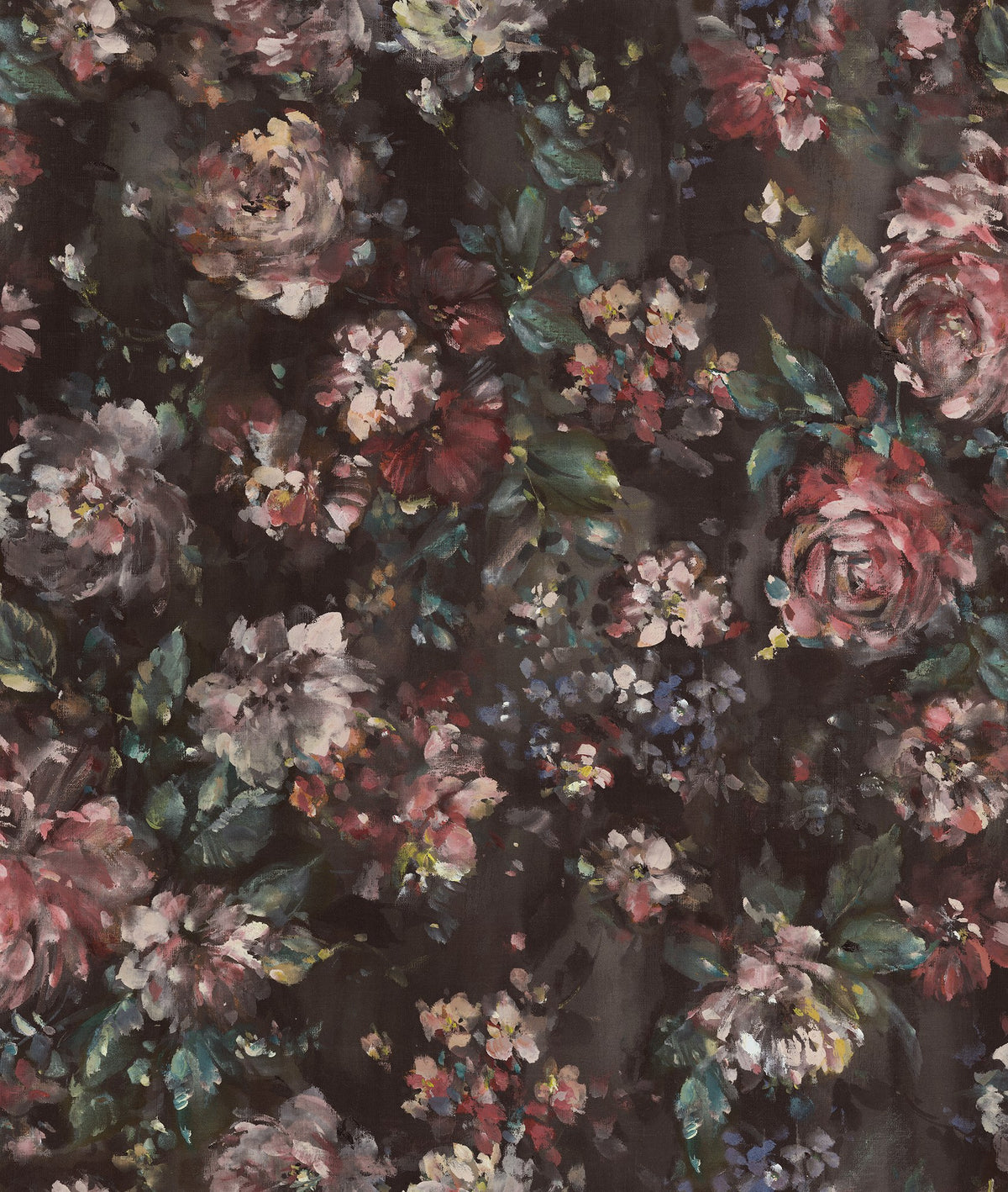 R17431 Jardin Red Velvet Oddity Wallpaper by Rebel Walls