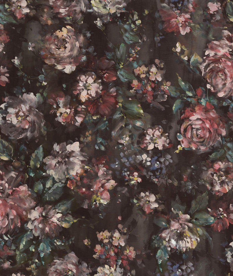 R17431 Jardin Red Velvet Oddity Wallpaper by Rebel Walls
