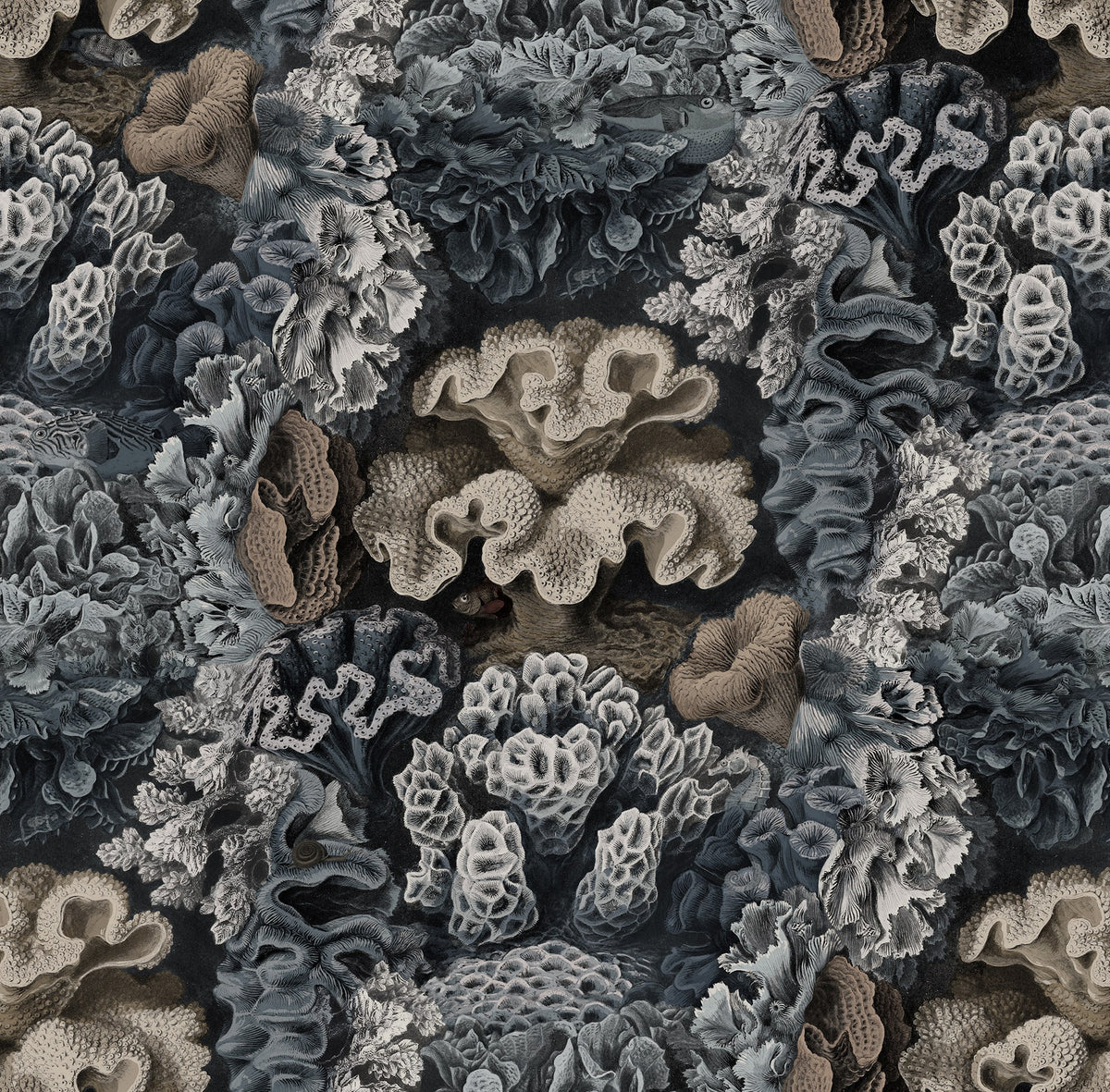 R17483 Aquila Teal Oddity Wallpaper by Rebel Walls