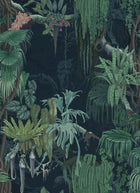 R17491 Madagascar Teal Oddity Wallpaper by Rebel Walls