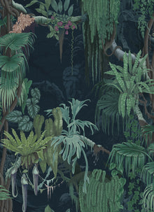 R17491 Madagascar Teal Oddity Wallpaper by Rebel Walls