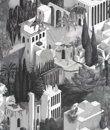 R17514 Toledo Graphite Oddity Wallpaper by Rebel Walls