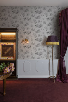 R17522 Cork Graphite Oddity Wallpaper by Rebel Walls