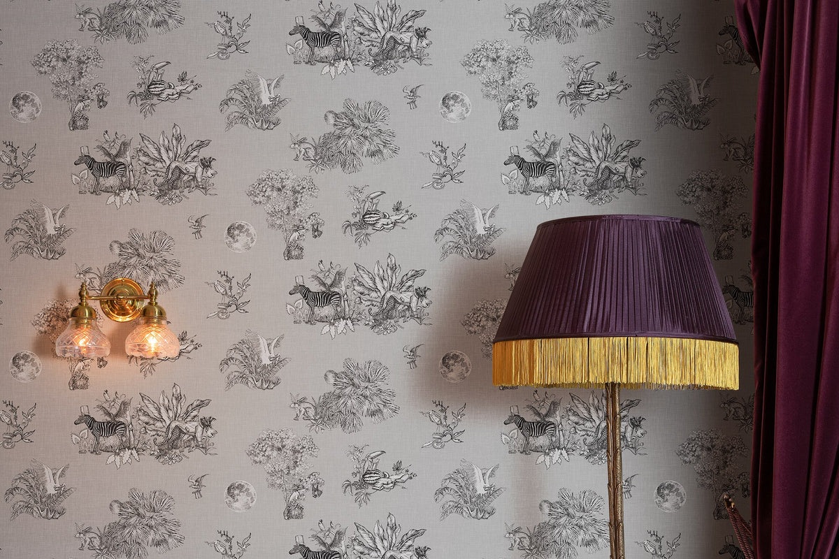R17522 Cork Graphite Oddity Wallpaper by Rebel Walls