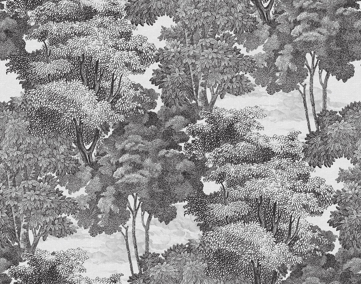 R17531 Saint Sebastian Graphite Oddity Wallpaper by Rebel Walls
