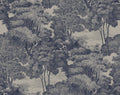 Saint Sebastian Slate Oddity Wallpaper by Rebel Walls