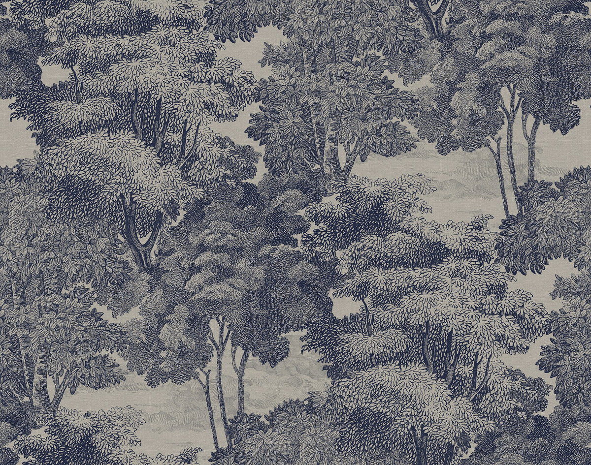 R17532 Saint Sebastian Slate Oddity Wallpaper by Rebel Walls