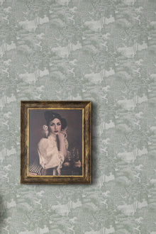 R17534 Saint Sebastian Pistachio Oddity Wallpaper by Rebel Walls