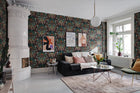 R17541 Arlon Teal Oddity Wallpaper by Rebel Walls