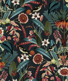 R17541 Arlon Teal Oddity Wallpaper by Rebel Walls