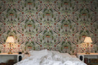 R17542 Arlon Green Oddity Wallpaper by Rebel Walls