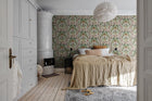 R17542 Arlon Green Oddity Wallpaper by Rebel Walls