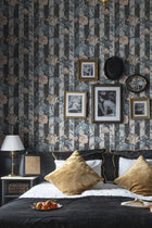 R17552 Soho Slate Oddity Wallpaper by Rebel Walls