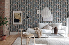 R17552 Soho Slate Oddity Wallpaper by Rebel Walls