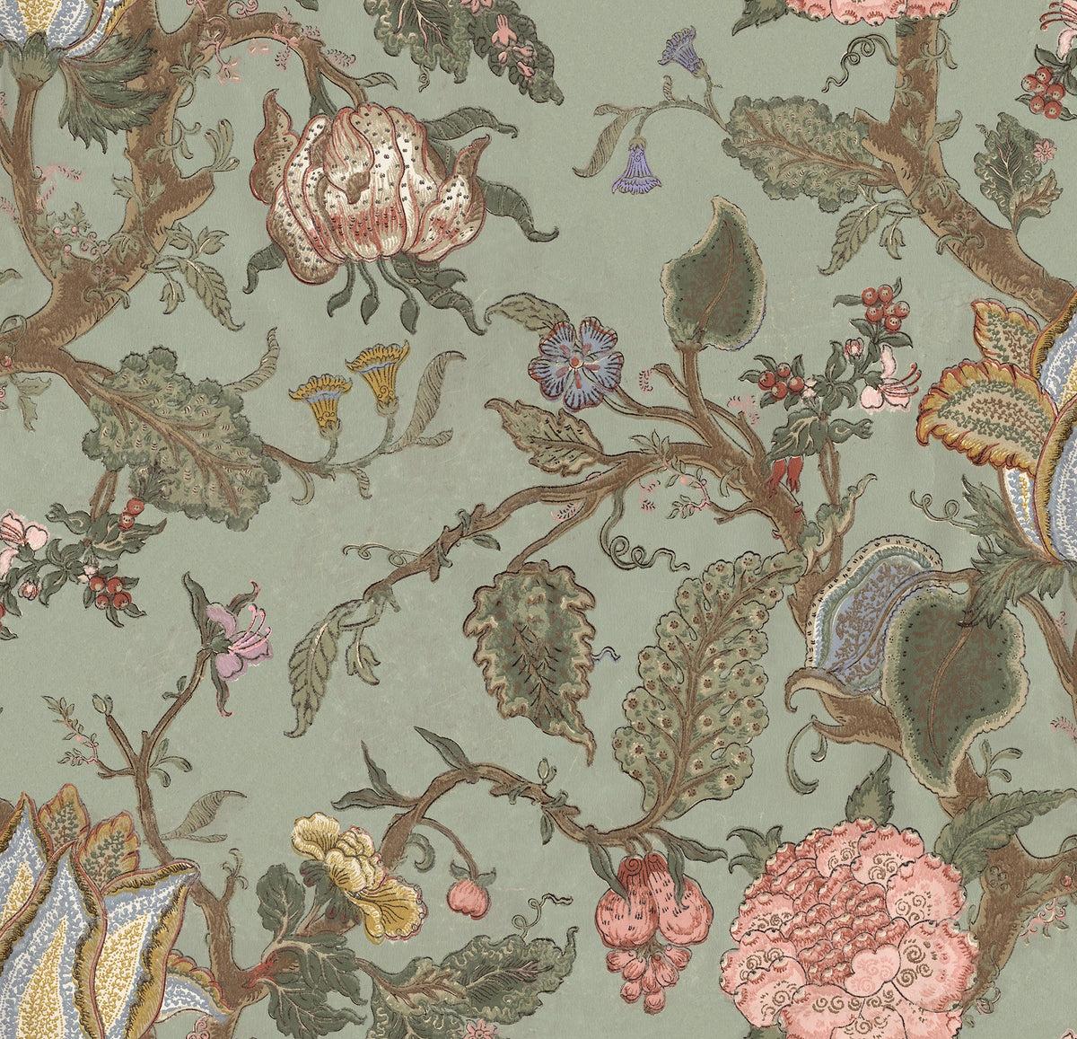 R17561 Carnaby Fern Oddity Wallpaper by Rebel Walls