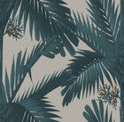 R17571 Palm Spring Teal Oddity Wallpaper by Rebel Walls