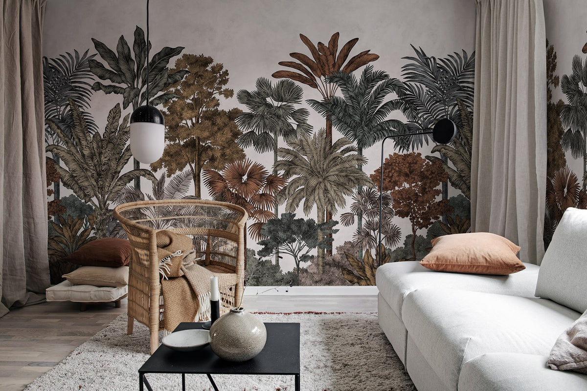 R17591 Tropical Bellewood Scenery Mural by Rebel Walls