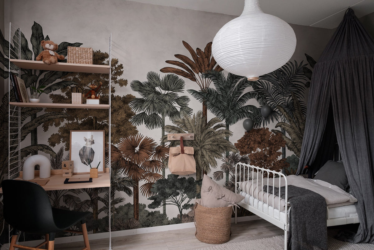 R17591 Tropical Bellewood Scenery Mural by Rebel Walls