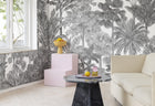 R17594 Tropical Bellewood Graphite Wonder World Mural by Rebel Walls