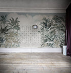 R17741 Jaipur Sage Scenery Mural by Rebel Walls