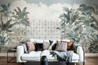 R17741 Jaipur Sage Scenery Mural by Rebel Walls
