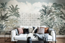 R17741 Jaipur Sage Scenery Mural by Rebel Walls