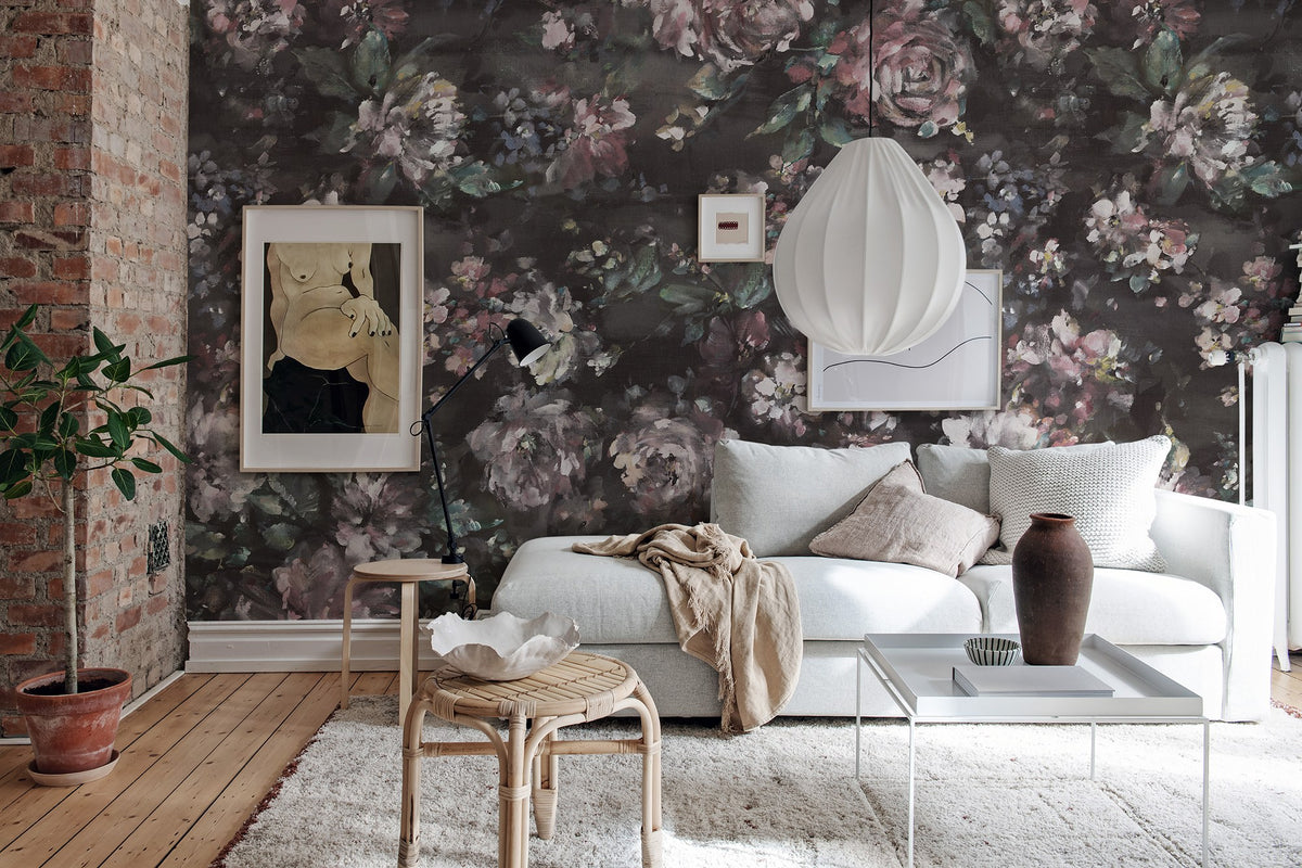 R17821 Fontvieille Soft Velvet Scenery Mural by Rebel Walls
