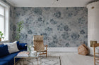 R17822 Fontvieille Light Blue Pops Mural by Rebel Walls