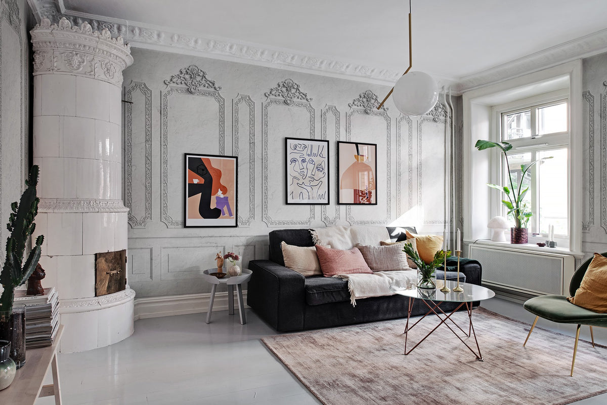 R17911 Amboise Pearl Scenery Mural by Rebel Walls