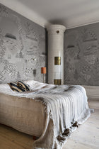 R17932 Ayers Rock Graphite Zandra Rhodes Mural by Rebel Walls
