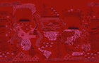 R17936 Ayers Rock Valentine Zandra Rhodes Mural by Rebel Walls