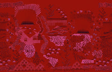 R17936 Ayers Rock Valentine Zandra Rhodes Mural by Rebel Walls