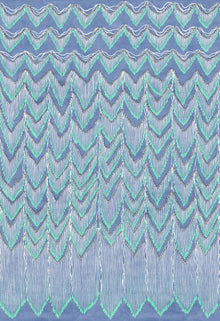 R17942 Fringed Follies Lagoon Zandra Rhodes Mural by Rebel Walls