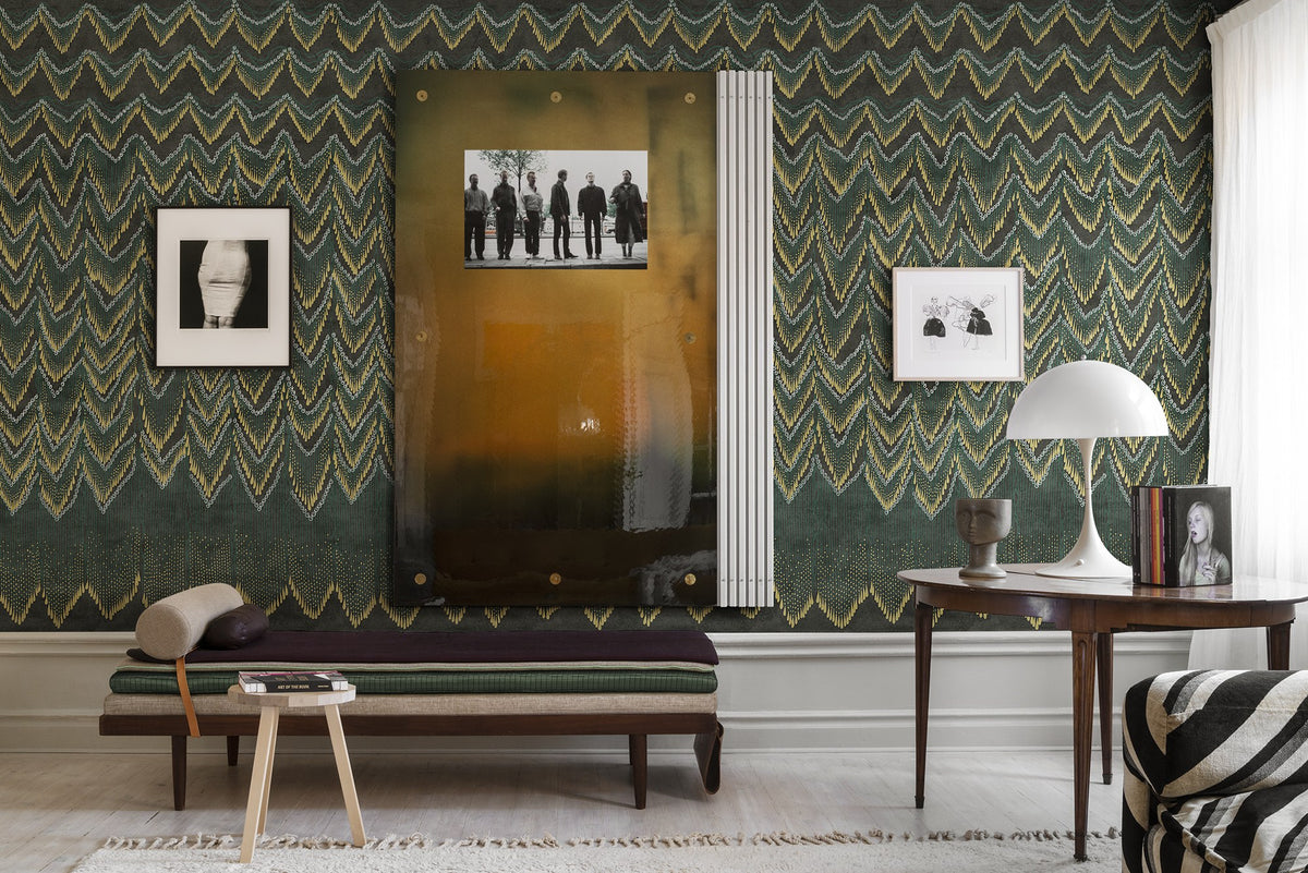 R17945 Fringed Follies Safari Zandra Rhodes Mural by Rebel Walls
