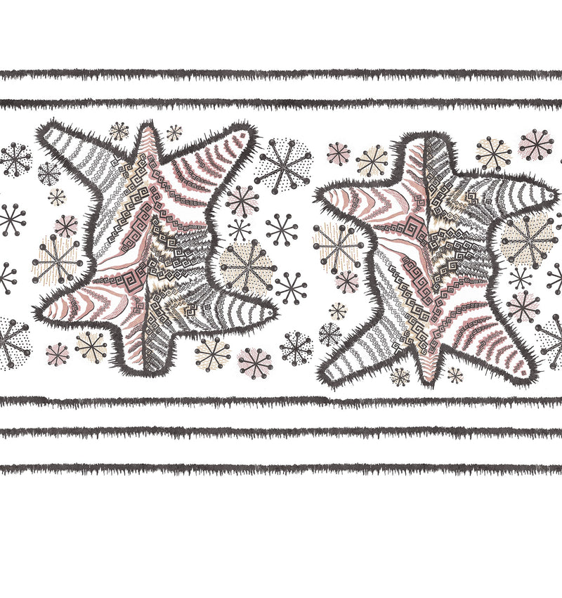 R17951 Zebra Skin Pastel Zandra Rhodes Mural by Rebel Walls