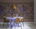 R17953 Zebra Skin Coco Zandra Rhodes Mural by Rebel Walls