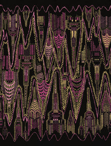 R17961 Manhattan Disco Hour Zandra Rhodes Mural by Rebel Walls