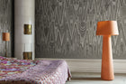 R17962 Manhattan Graphite Zandra Rhodes Mural by Rebel Walls