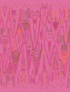 R17963 Manhattan Hot Pink Zandra Rhodes Mural by Rebel Walls