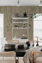 R17965 Manhattan Sandstone Zandra Rhodes Mural by Rebel Walls