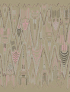 R17965 Manhattan Sandstone Zandra Rhodes Mural by Rebel Walls