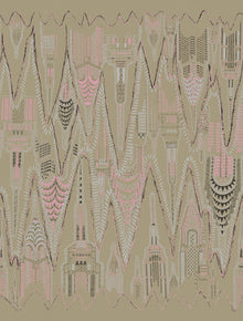 R17965 Manhattan Sandstone Zandra Rhodes Mural by Rebel Walls