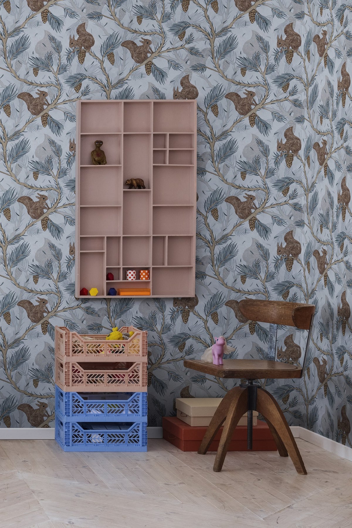 R17982 Squirrel Mountain Sky Dreamland Wallpaper by Rebel Walls