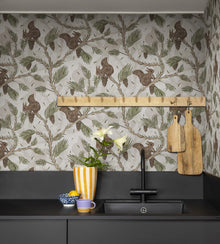 R17983 Squirrel Mountain Sand Dreamland Wallpaper by Rebel Walls