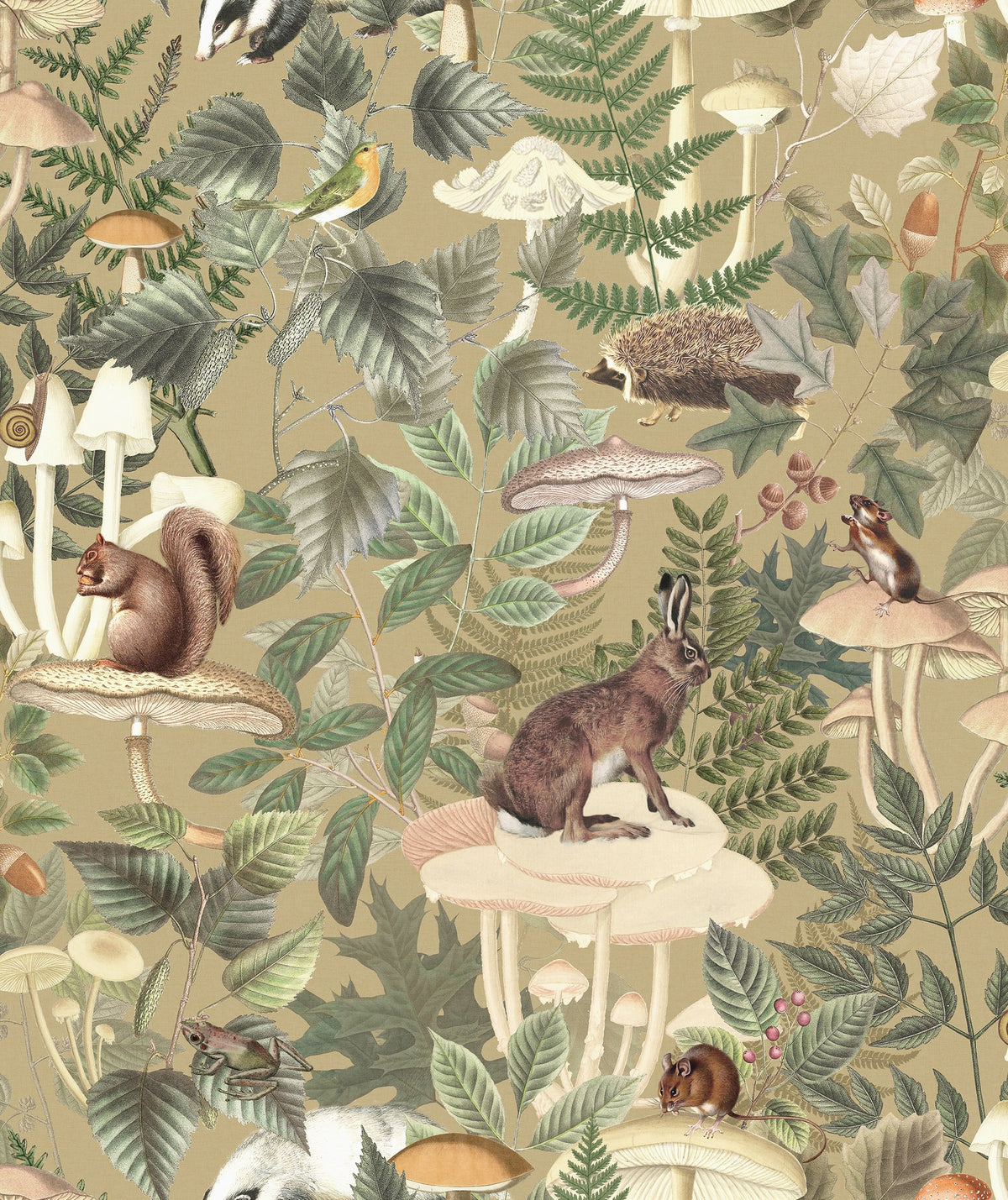 R18003 Wildlife Creek Fall Dreamland Wallpaper by Rebel Walls