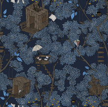R18012 Treehouse Night Dreamland Wallpaper by Rebel Walls