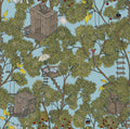 Treehouse Sunshine Dreamland Wallpaper by Rebel Walls